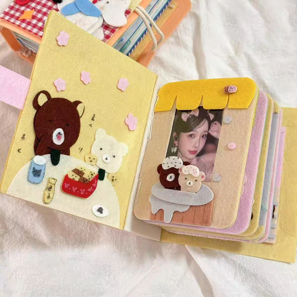 Handmade “Rilakkuma” Felt Photo Album | A Cozy Keepsake for Your Cutest Moments