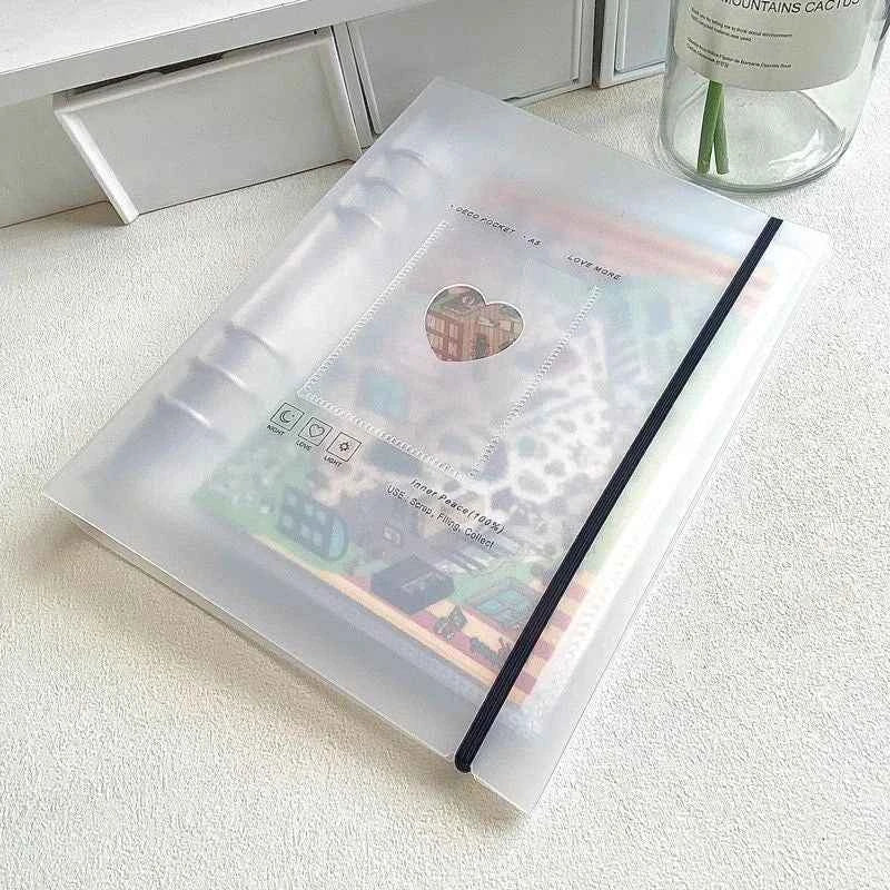 A4 A5 Loose-Leaf Scene Sticker Storage Album - for 3D Room Stickers, Polaroids, Postcards, and Journaling Cards - SNSEASY