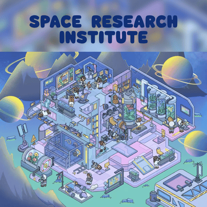 Space Exploration – Plus Size 3D Miniature Scene Stickers – 2 Theme Sets: Space Station | Space Research Institute