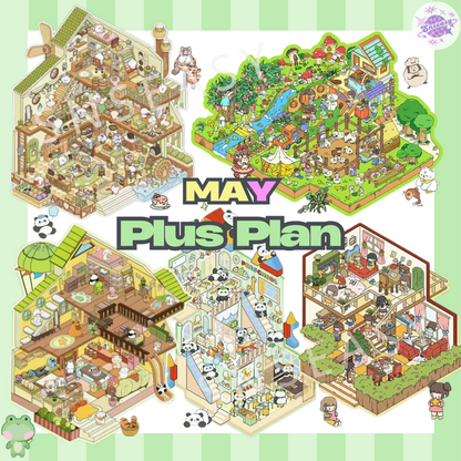 "Lucky Spring" Scene Sticker Box