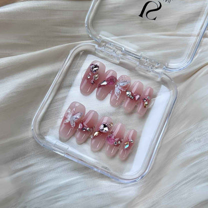 Eros Wing Nail Art - Handcrafted Love-Inspired Nails - SNSEASY