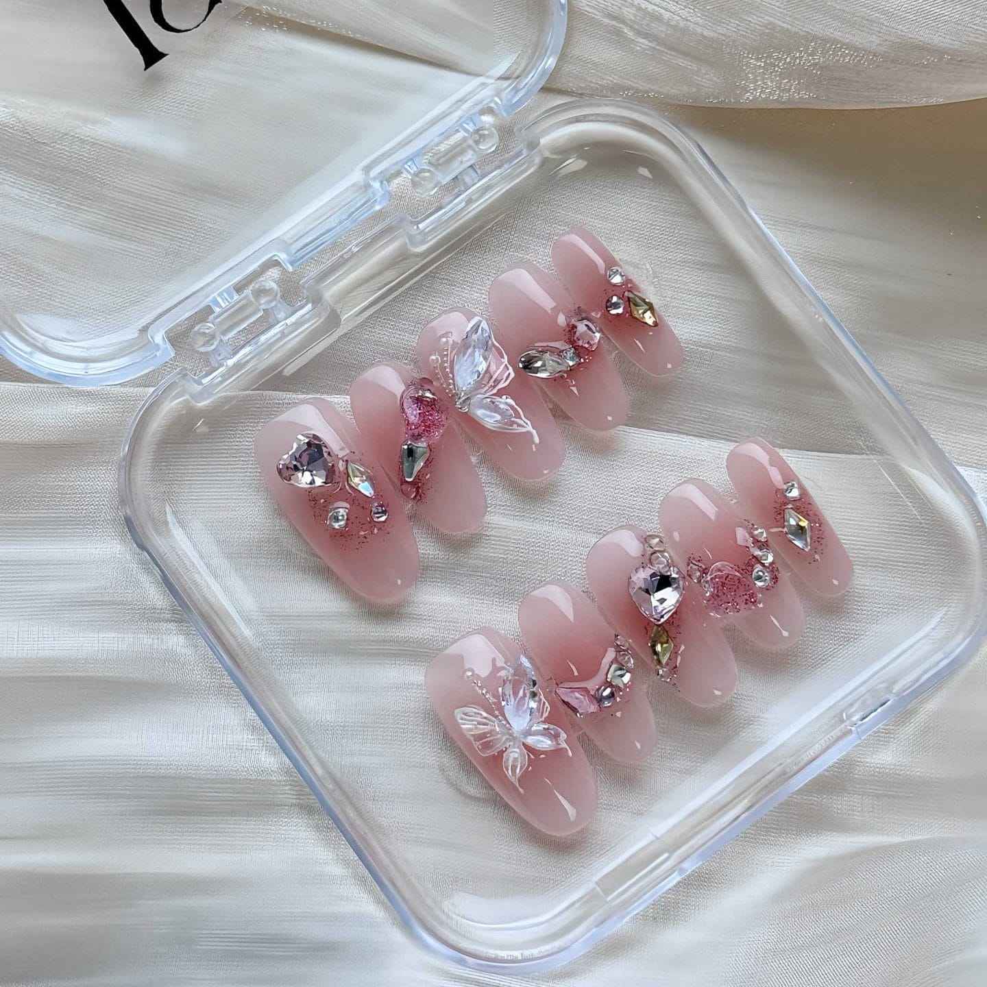Eros Wing Nail Art - Handcrafted Love-Inspired Nails - SNSEASY