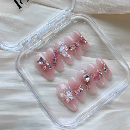 Eros Wing Nail Art - Handcrafted Love-Inspired Nails - SNSEASY