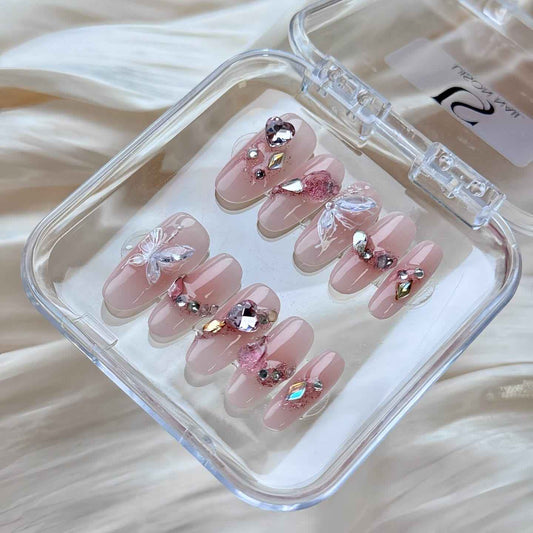 Eros Wing Nail Art - Handcrafted Love-Inspired Nails - SNSEASY
