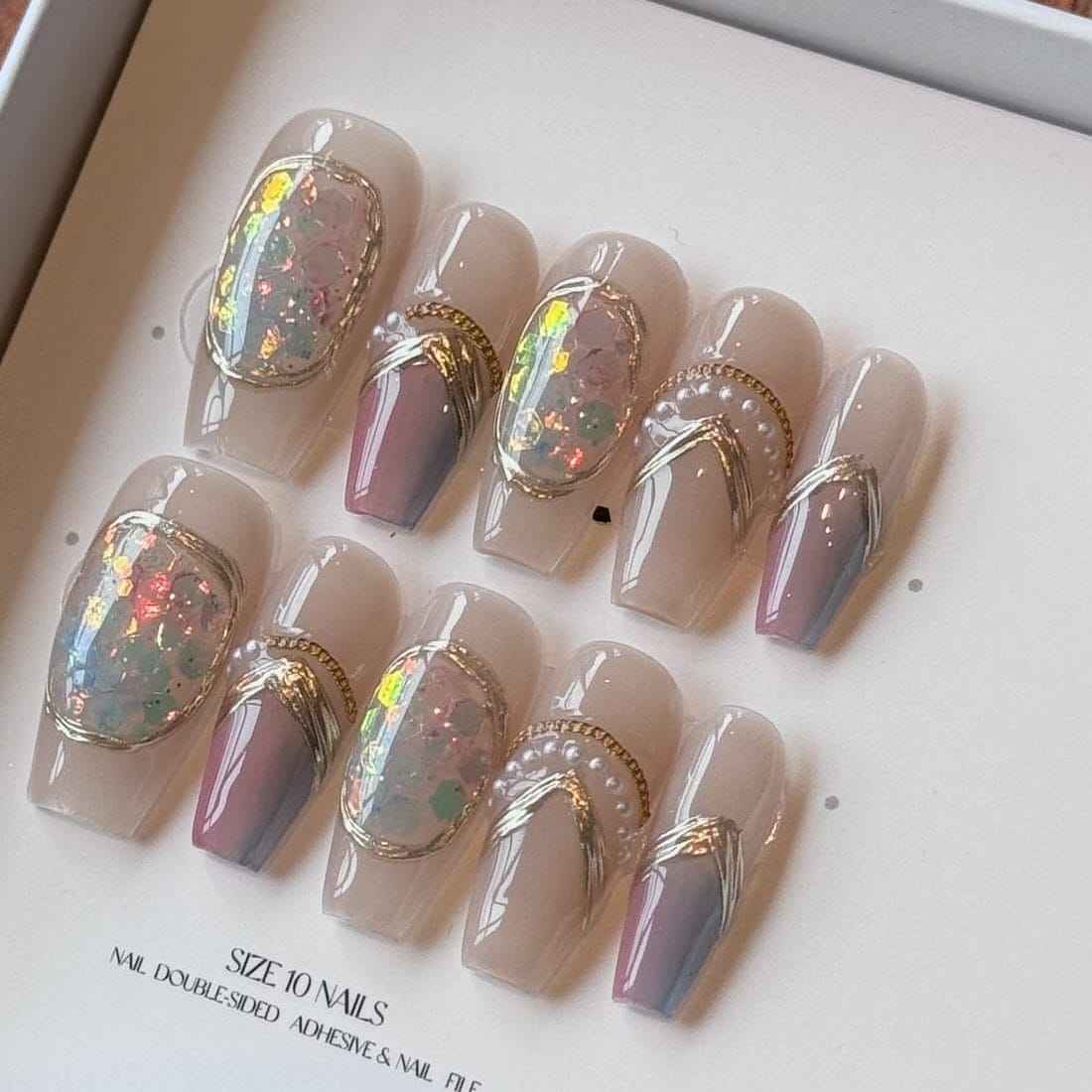 Baroque Collection Wearable Nails - SNSEASY