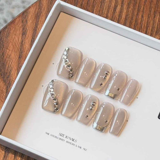 White Sand Beach Series Nail Art - SNSEASY
