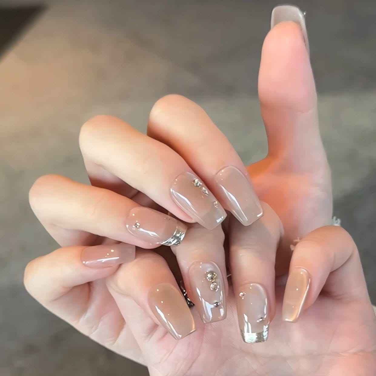 White Sand Beach Series Nail Art - SNSEASY