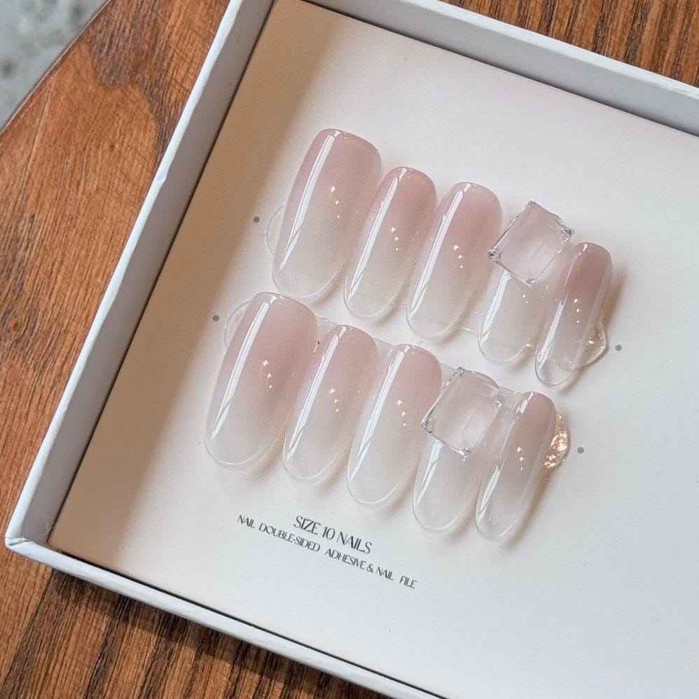 Sugar Orange Series Nail Art - Medium Oval 23mm - SNSEASY