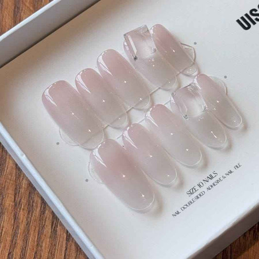 Sugar Orange Series Nail Art - Medium Oval 23mm - SNSEASY