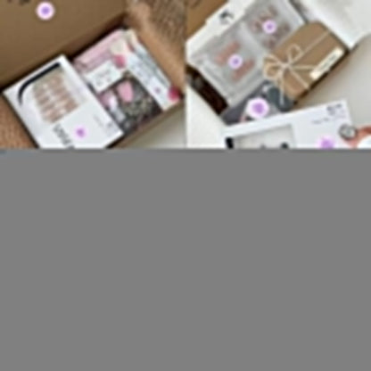 Hailey Inspired Nail Art - Medium Square 18mm | Short Square 15mm | Japanese Oval 21mm - SNSEASY