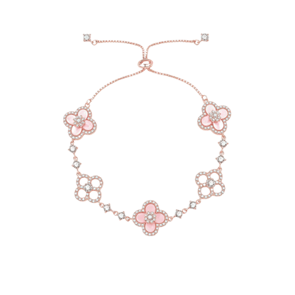 Pink Clover Jewelry Set