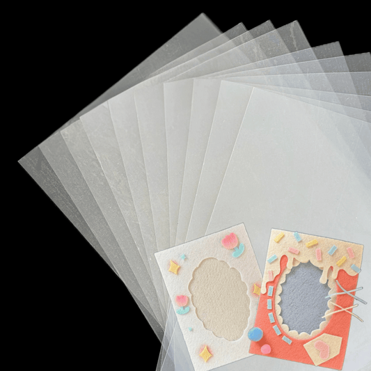 Clear PVC Sheets for Felt Photo Albums – A5 Size, Double-Sided Lamination, 5-10 Sheets