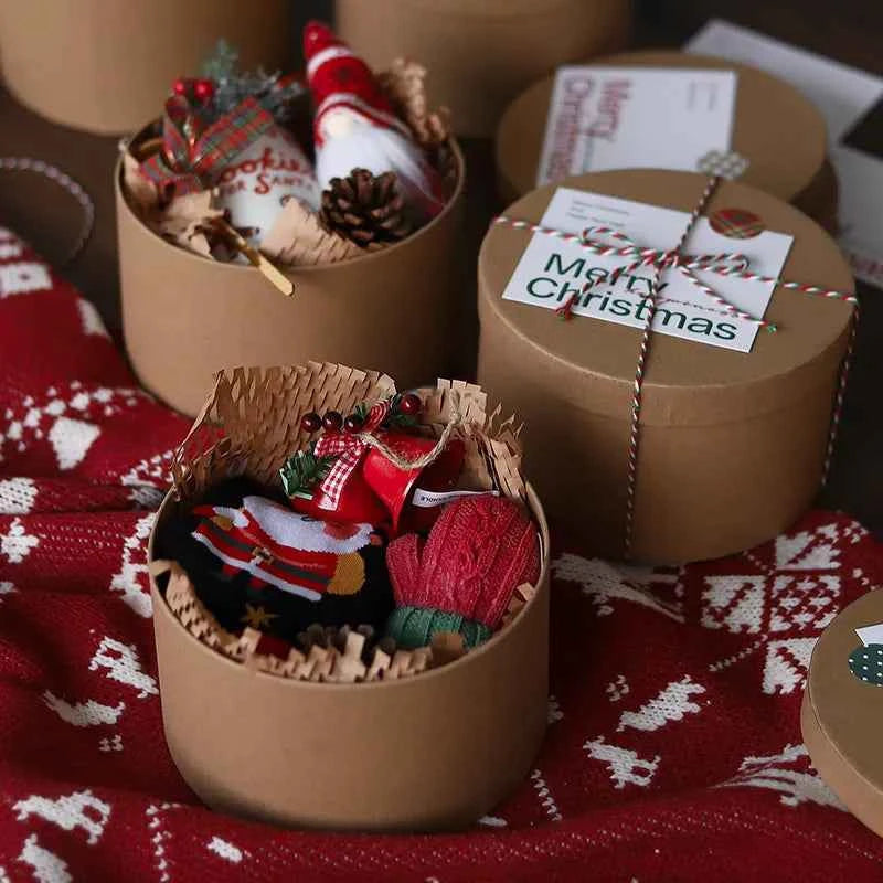 Christmas Gift Box with Kraft Paper Box - SNSEASY
