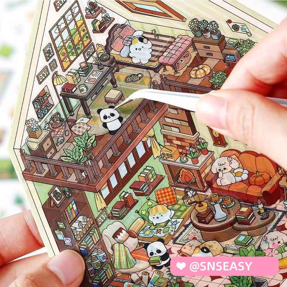 Sticker Scences Scene Sticker Collection - Unique 3D Scene Stickers for Every Occasion ...