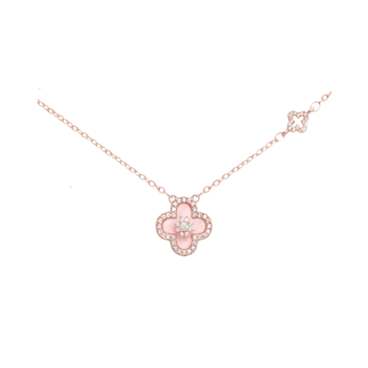 Pink Clover Jewelry Set