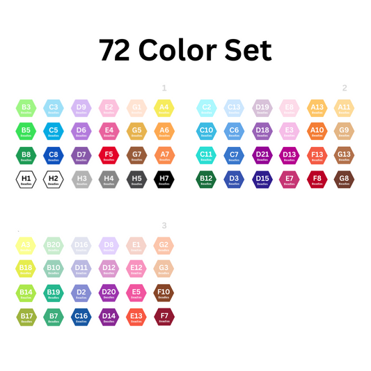 Perler Beads-72 Colors Fuse Beads Upgrade Kit