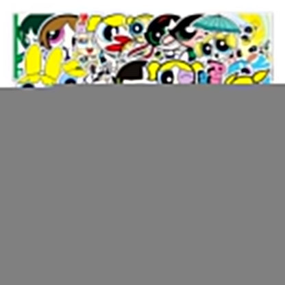 Powerpuff Girls 50-Piece Sticker Pack | Kawaii Characters, DIY Crafting, Journal, Laptop, Water Bottle, Scrapbooking, Reusable, Waterproof PVC - SNSEASY