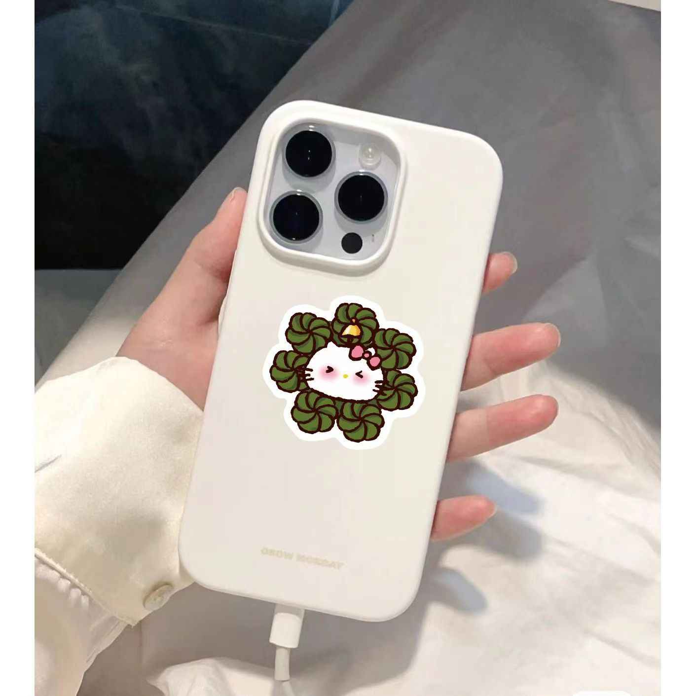 Cute Hello Kitty 90-Piece Sticker Pack | Kawaii Characters, DIY Crafting, Journal, Laptop, Water Bottle, Scrapbooking, Reusable, Waterproof PVC