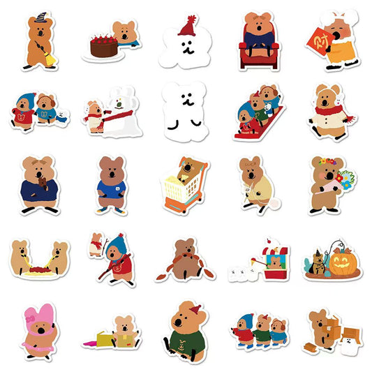 Cute Bell Pepper Bear 50-Piece Sticker Pack (6)