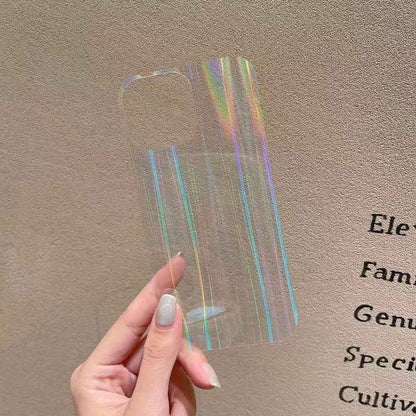 Aurora Transparent Back Card 5Pcs for Apple Phone Case - Compatible with Sticker Pack for DIY Decorative
