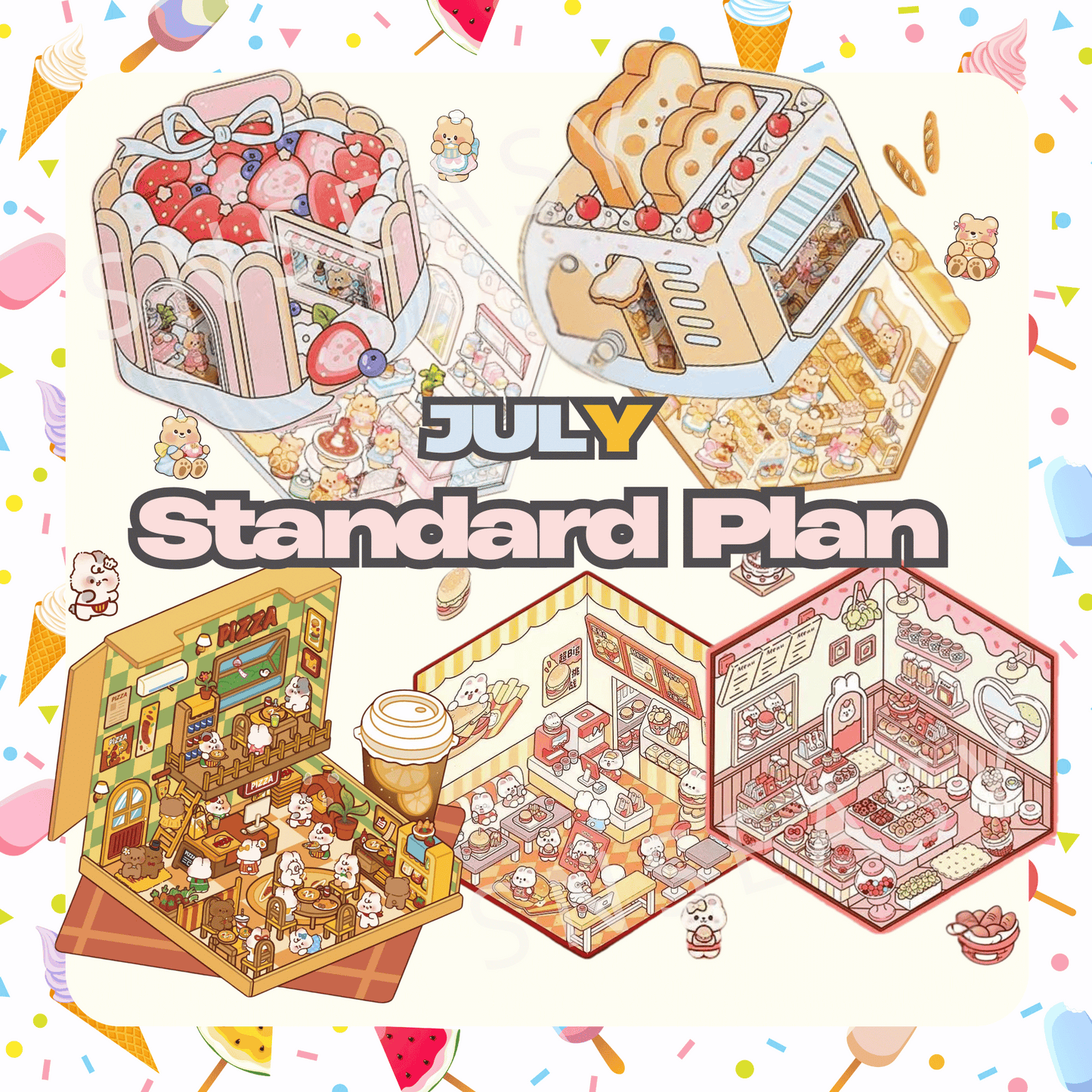 "Yummy Yummy" Scene Sticker Box