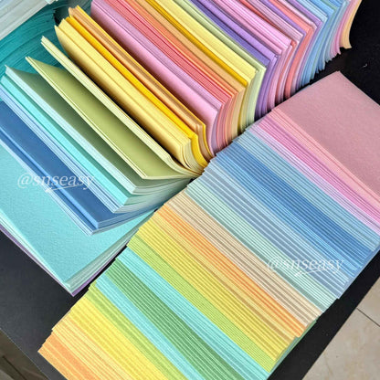 88 Colors Felt Fabric DIY Kit – Soft 1.1mm & Thick 1.5mm Sheets for Crafts, Plushies & Albums (Copy)