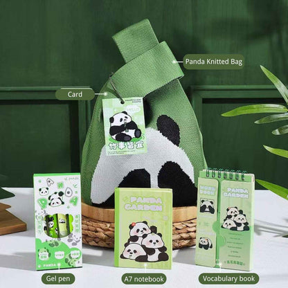 Cute Panda Gift Bag Perfect for Back-to-School, Graduation, and Birthdays