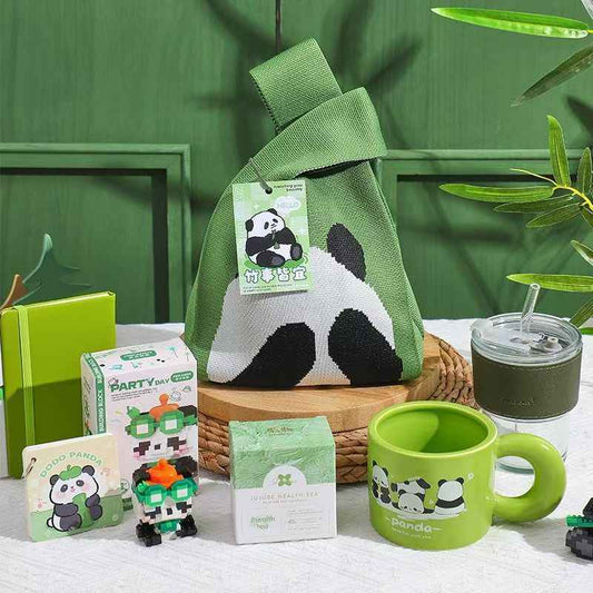 Cute Panda Gift Bag Perfect for Back-to-School, Graduation, and Birthdays