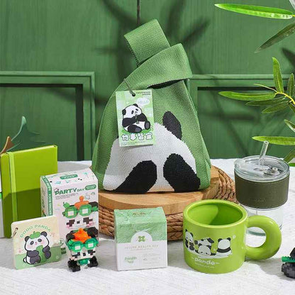 Cute Panda Gift Bag Perfect for Back-to-School, Graduation, and Birthdays