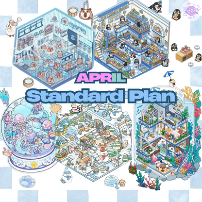 "All Blue" Scene Sticker Box