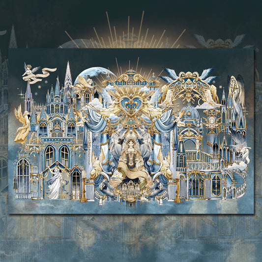 Classical Architecture – 3D Sticker Scenes - 2 Theme Sets: Cathedral | Haunted Theater
