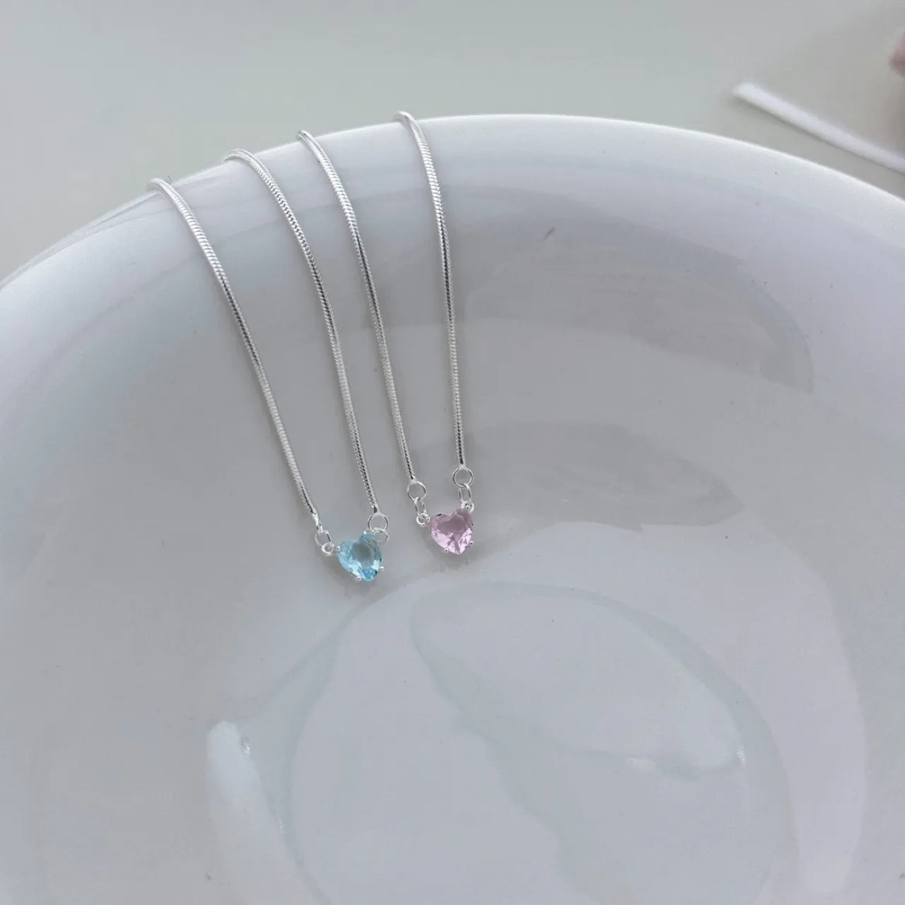 "Dopamine Color-Zircon" 925 Sterling Silver Snake-Chain Bracelet – Vivid, Sweet & Stackable