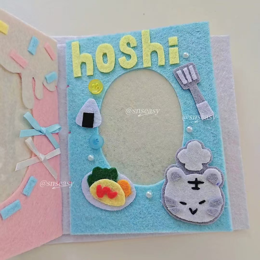 Handmade “Birthday Wishes” Felt Photo Album | A Musical Keepsake of Love & Celebration