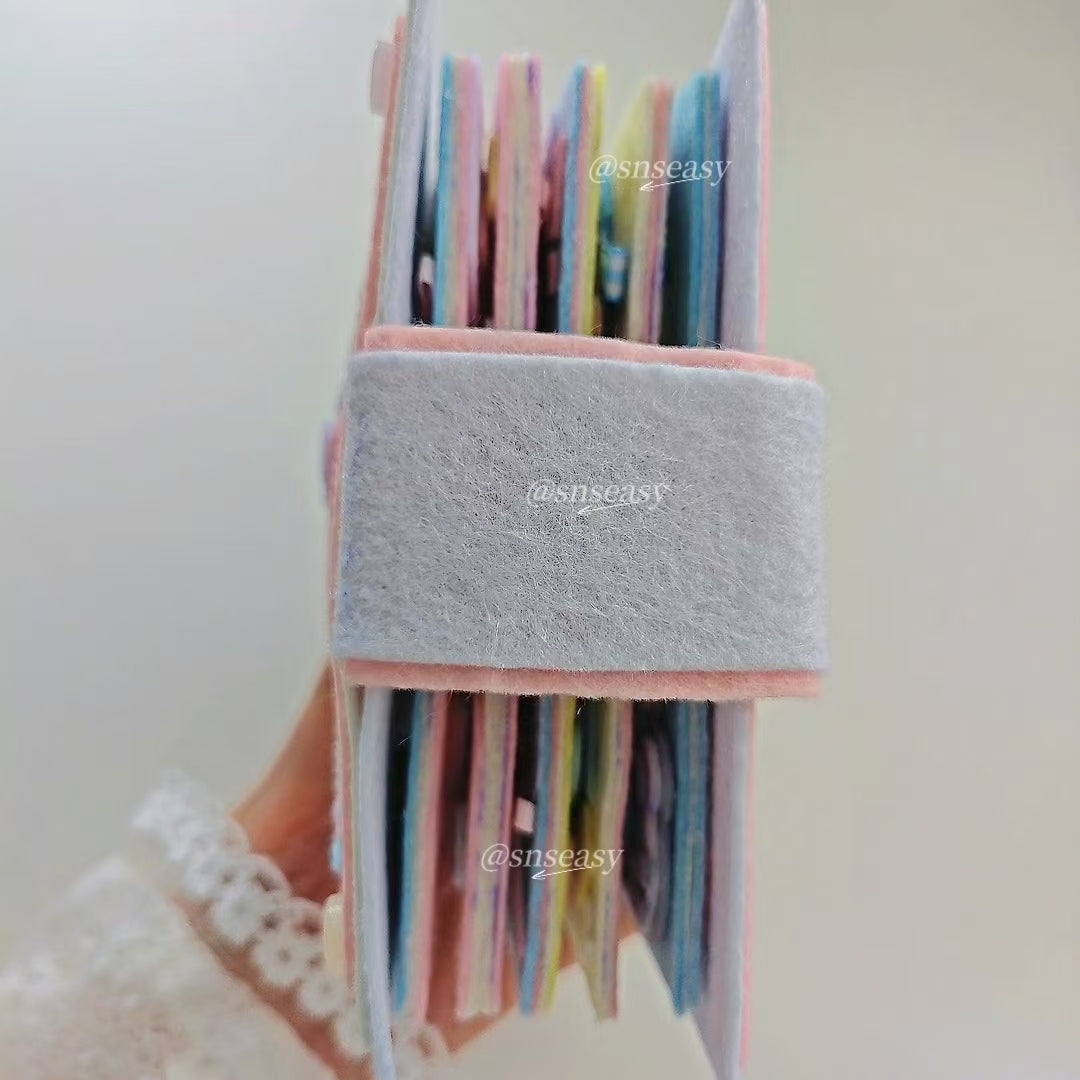 Handmade “Birthday Wishes” Felt Photo Album | A Musical Keepsake of Love & Celebration