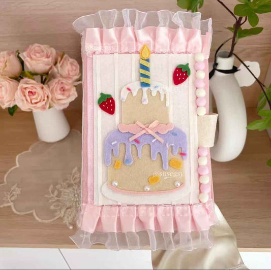 Handmade “Happy Birthday” Felt Photo Album | A Sweet Gift to Celebrate Their Special Day (Copy)