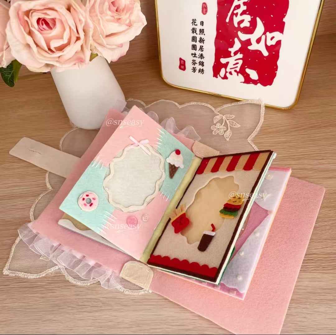 Handmade “Happy Birthday” Felt Photo Album | A Sweet Gift to Celebrate Their Special Day (Copy)