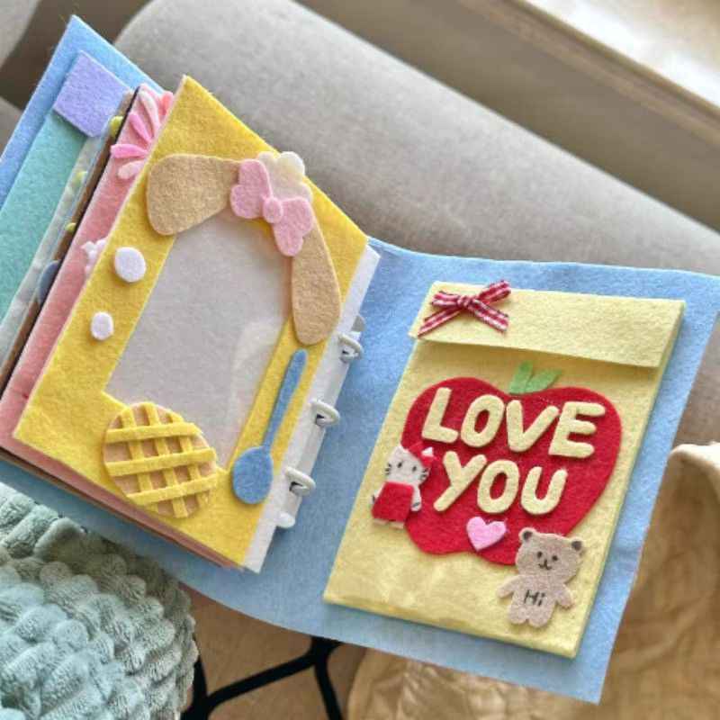 Handmade “Happy Birthday” Felt Photo Album | A Sweet Surprise for Someone Special (Copy)