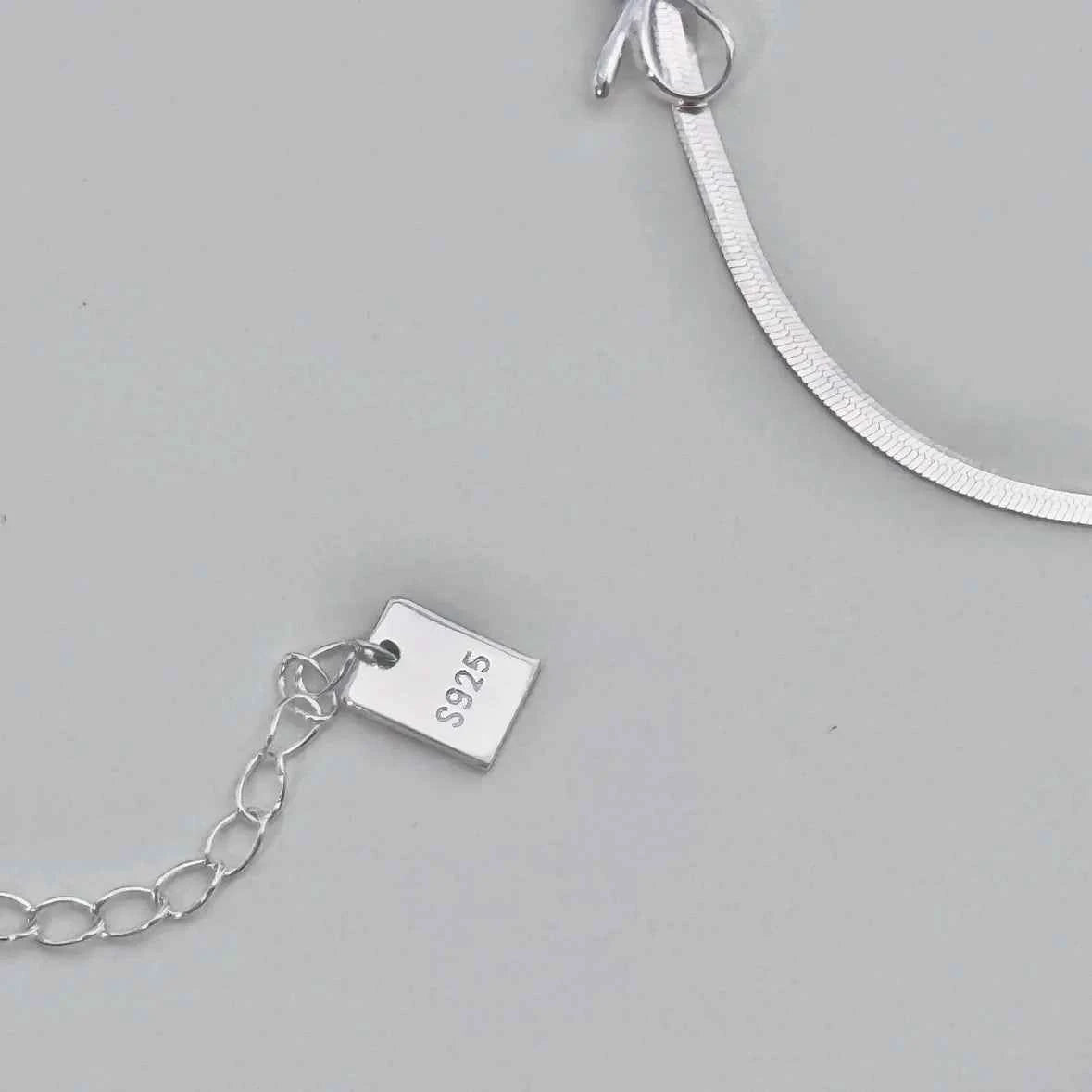 "Mini Butterfly" 925 Sterling Silver Snake-Chain Bracelet – Delicate & Graceful (Copy)