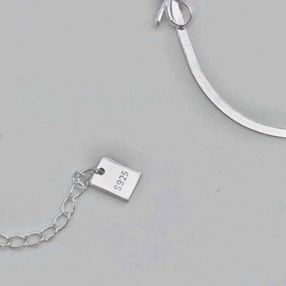 "Mini Butterfly" 925 Sterling Silver Snake-Chain Bracelet – Delicate & Graceful (Copy)