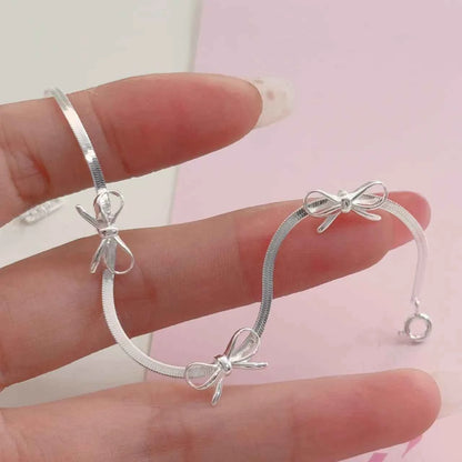 "Mini Butterfly" 925 Sterling Silver Snake-Chain Bracelet – Delicate & Graceful (Copy)