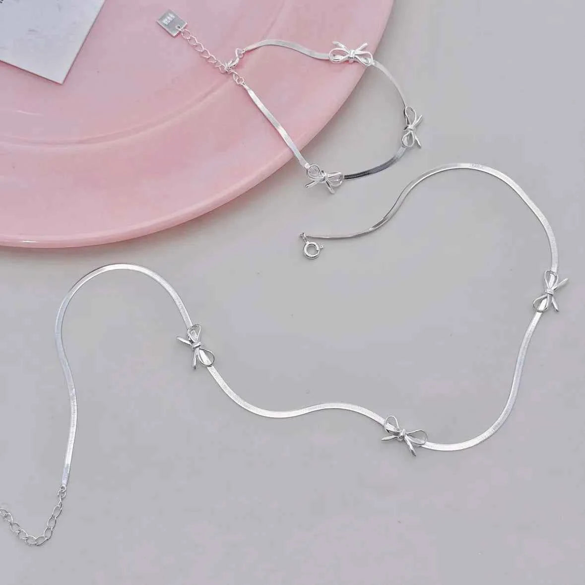 "Mini Butterfly" 925 Sterling Silver Snake-Chain Bracelet – Delicate & Graceful (Copy)