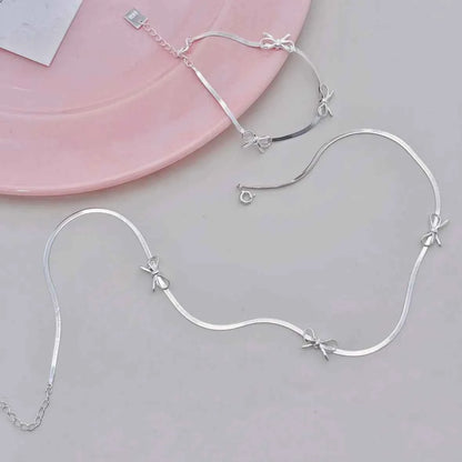 "Mini Butterfly" 925 Sterling Silver Snake-Chain Bracelet – Delicate & Graceful (Copy)