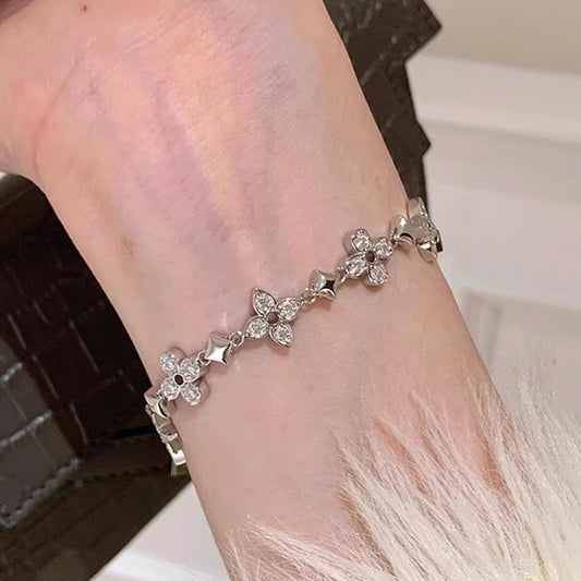 Star Clover Crystal Bracelet
