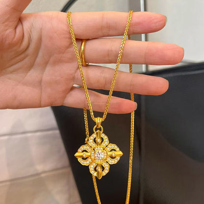 Vintage Cross Pendant Necklace