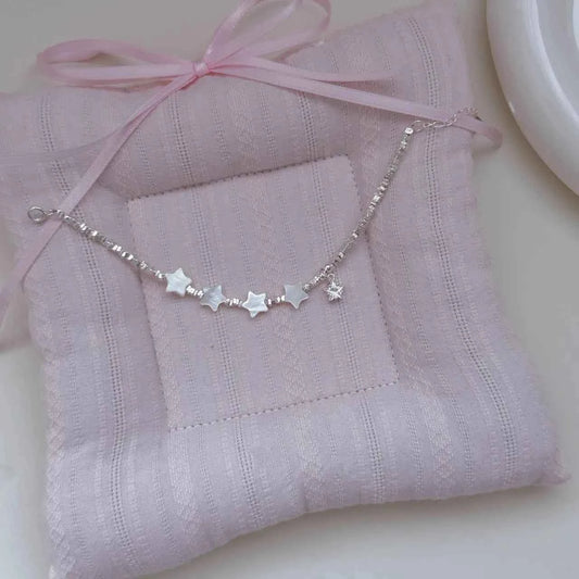"Starry Whisper" 925 Sterling Silver Bracelet - Elegant and Dreamy