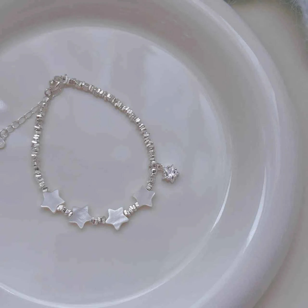 "Starry Whisper" 925 Sterling Silver Bracelet - Elegant and Dreamy