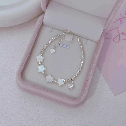 "Starry Whisper" 925 Sterling Silver Bracelet - Elegant and Dreamy