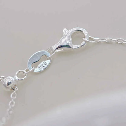 "Starry Ceiling" 925 Sterling Silver Star Charm Necklace - Dreamy and Sophisticated