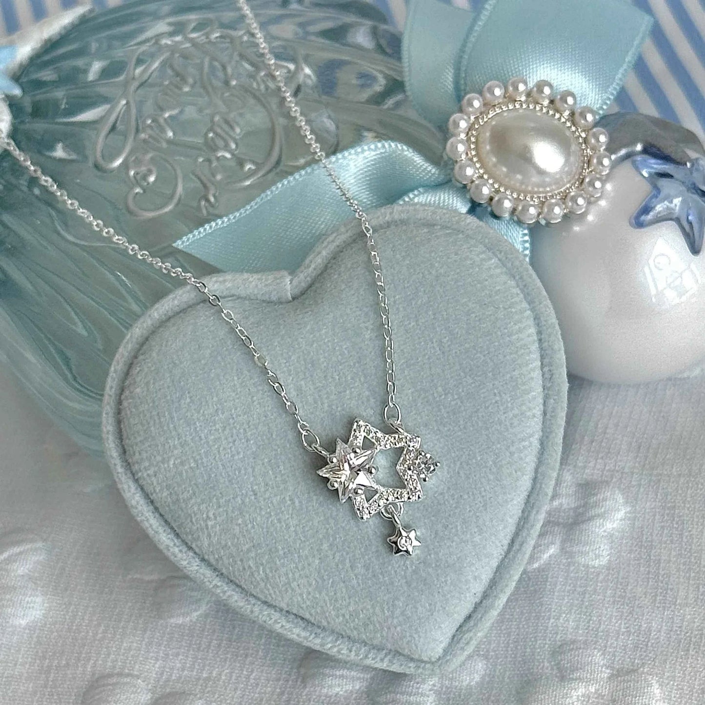 "Stellar Perseverance" 999 Pure Silver Star Necklace - Elegant and Timeless (Copy)