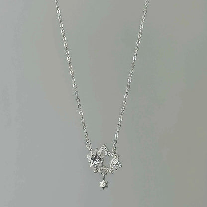 "Stellar Perseverance" 999 Pure Silver Star Necklace - Elegant and Timeless (Copy)